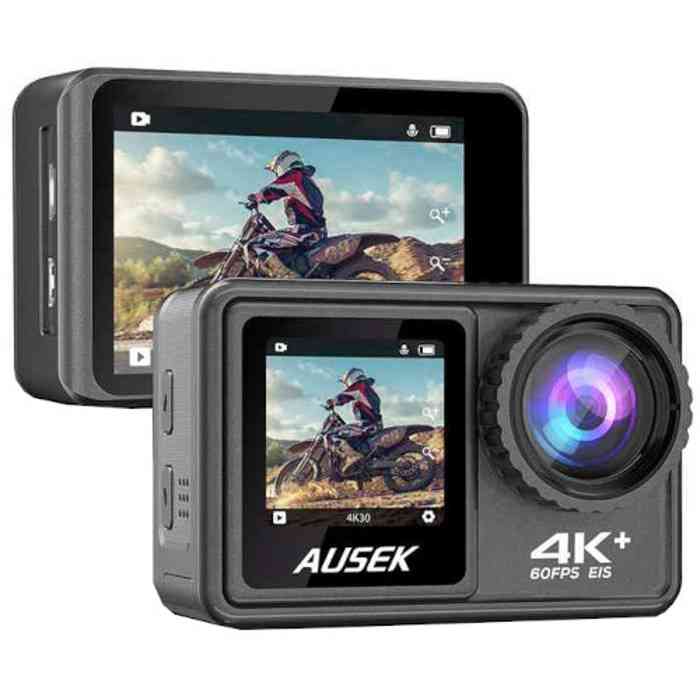 AUSEK AT-Q60 TR 4K Waterproof Action Camera